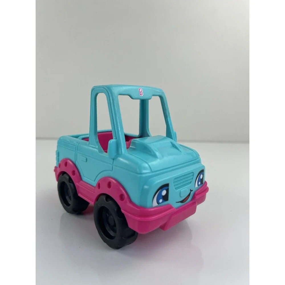 Set Of 2 Fisher-Price Little People Blue Pick Up Truck Replacement Part Toy Cars